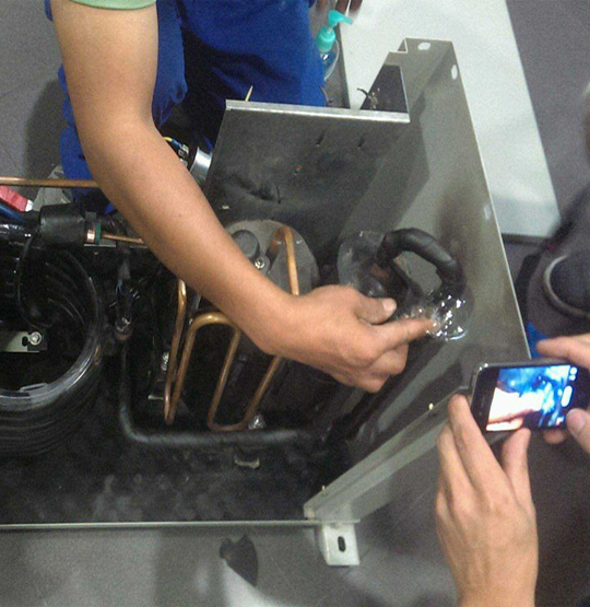 大化维修空调制冷效果差